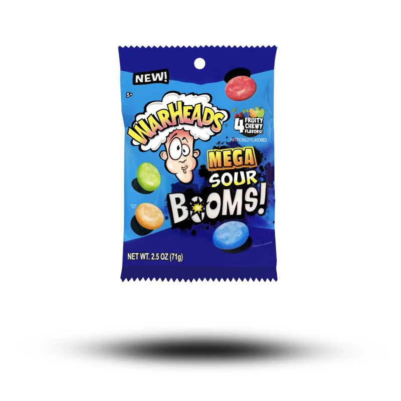 Warheads Mega Sour Booms 71g