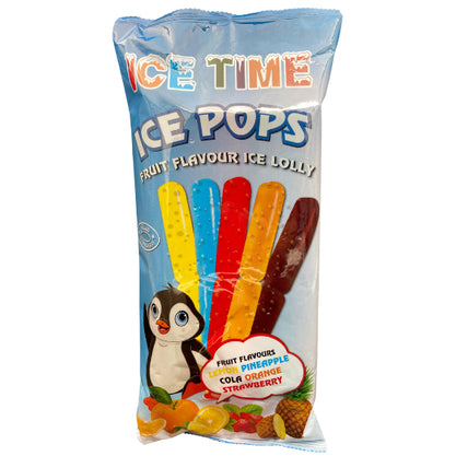 Ice Time Ice Pops Fruit Flavour Ice Lolly (Wassereis) 860ml MHD OKTOBER 2025