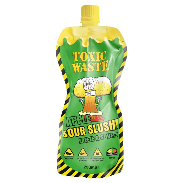 TOXIC WASTE - Sour Slushy Apple (Slush-Eis) (250 ml) MHD OKTOBER 2025