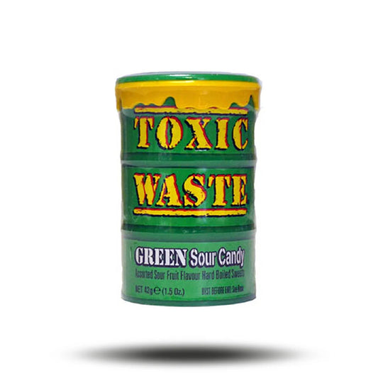 Toxic Waste Green Sour Candy 42g MHD APRIL 2025