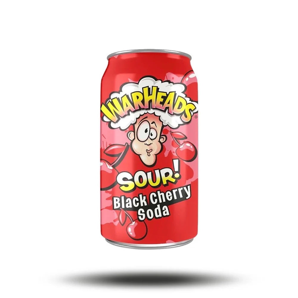 Warheads Black Cherry Soda 355ml
